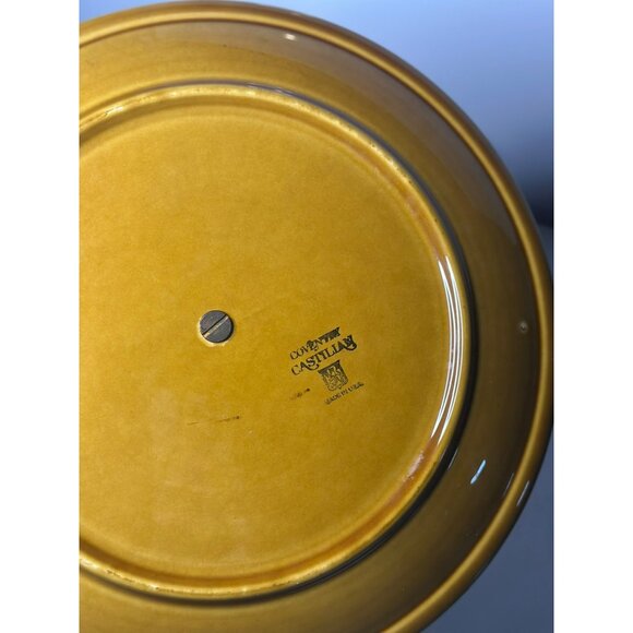 VTG Homer Loughlin Castilian Dinnerware By Coventry Round Serving Plate Decor - Picture 6 of 6
